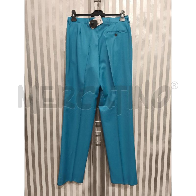 PANTALONE UOMO RENATO BALESTRA ANNI 80 AZZURRO | Mercatino dell'Usato Campobasso 4