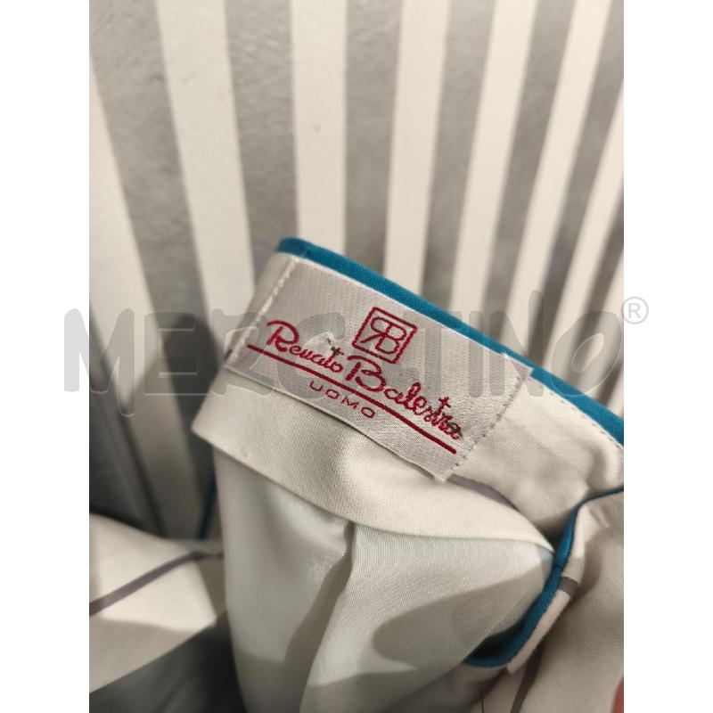 PANTALONE UOMO RENATO BALESTRA ANNI 80 AZZURRO | Mercatino dell'Usato Campobasso 5