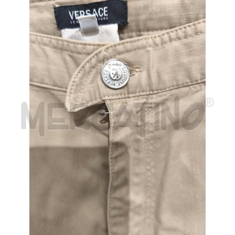 PANTALONE UOMO VERSACE JEANS COUTURE BEIGE | Mercatino dell'Usato Campobasso 3