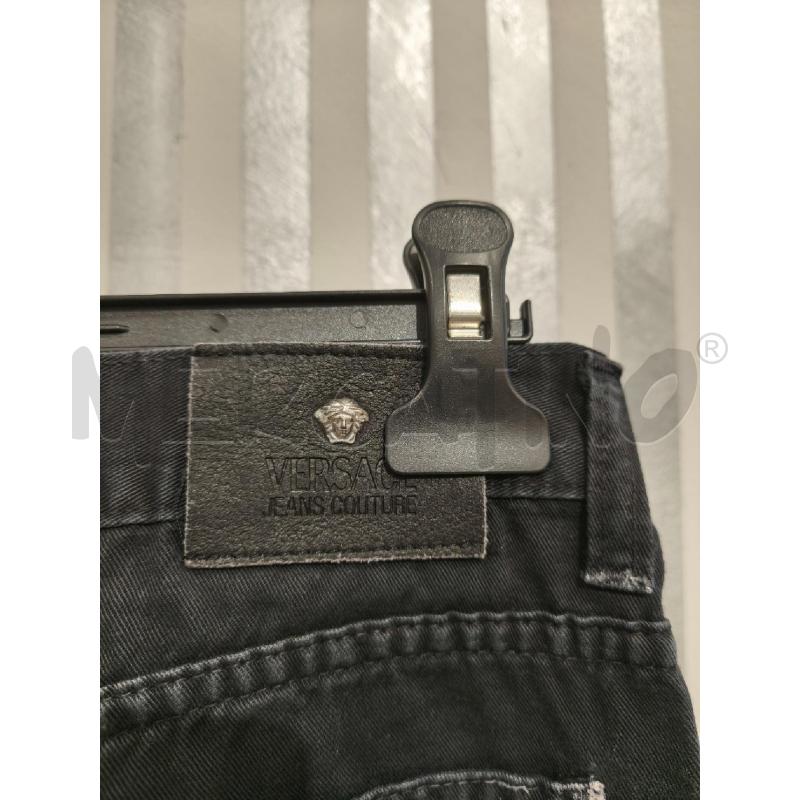 PANTALONE UOMO VERSACE JEANS COUTURE NERO | Mercatino dell'Usato Campobasso 5