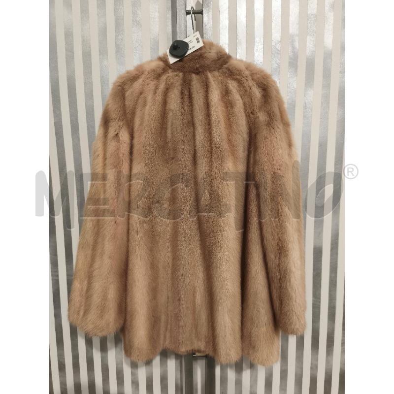 PELLICCIA VISONE CHIARA CON ZIP | Mercatino dell'Usato Campobasso 5