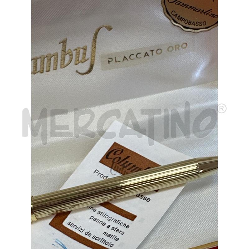 PENNA A SFERA COLUMBUS DORATA  | Mercatino dell'Usato Campobasso 4