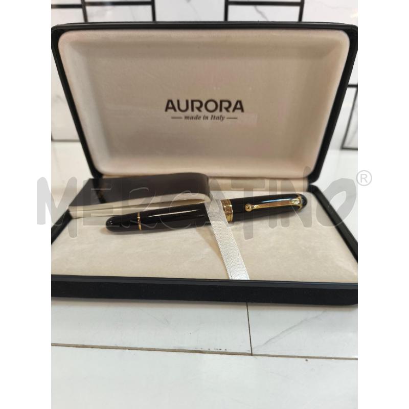 PENNA STILOGRAFICA AURORA DORATA E NE  | Mercatino dell'Usato Campobasso 2