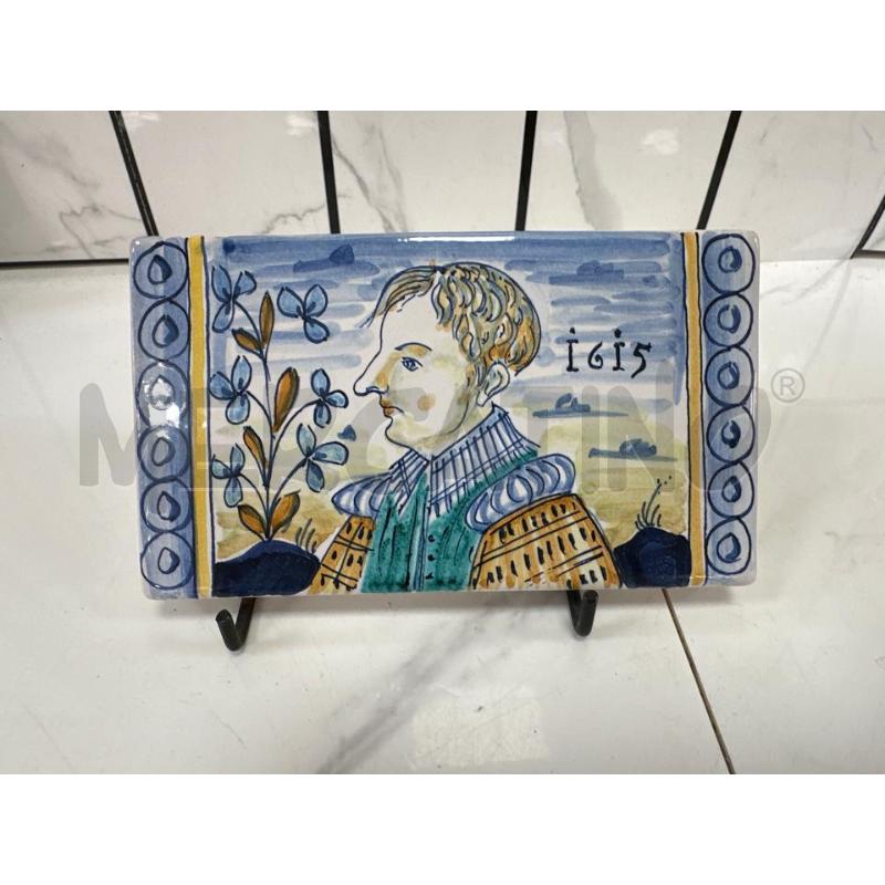 PIASTRELLA CERAMICA CASTELLI 13X7.50 CM | Mercatino dell'Usato Campobasso 1