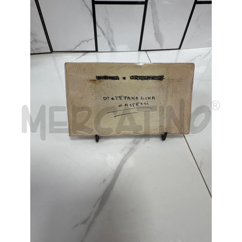 PIASTRELLA CERAMICA CASTELLI 13X7.50 CM | Mercatino dell'Usato Campobasso 2