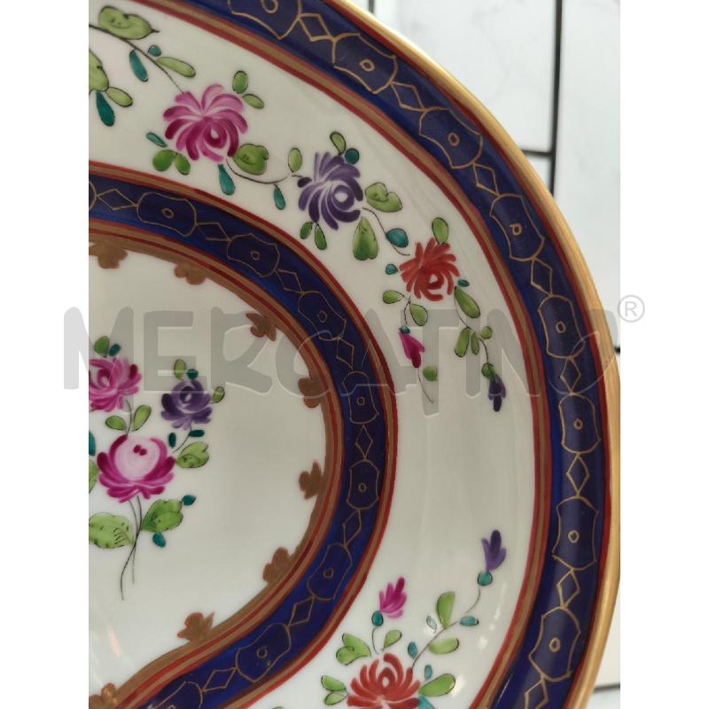 PIATTO PORCELLANA SACHSICHE DRESDEN DECORO ARALDICO | Mercatino dell'Usato Campobasso 3