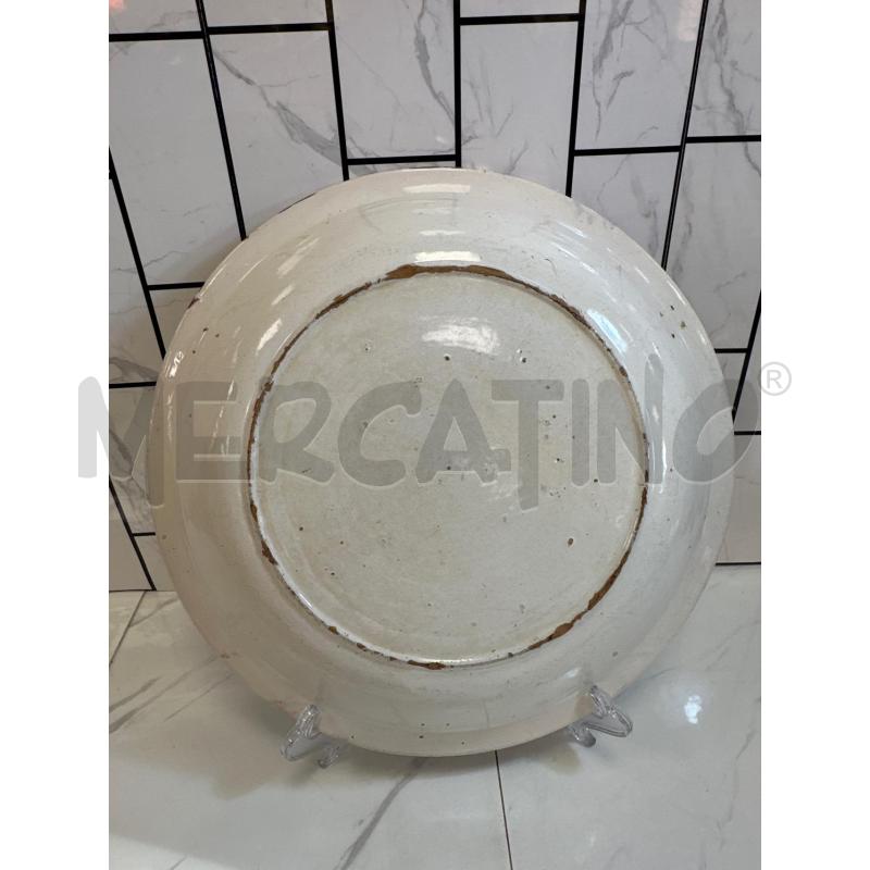 PIATTO TERRACOTTA SMALTATA DIPINTO A MANO DIAM.39CM | Mercatino dell'Usato Campobasso 2
