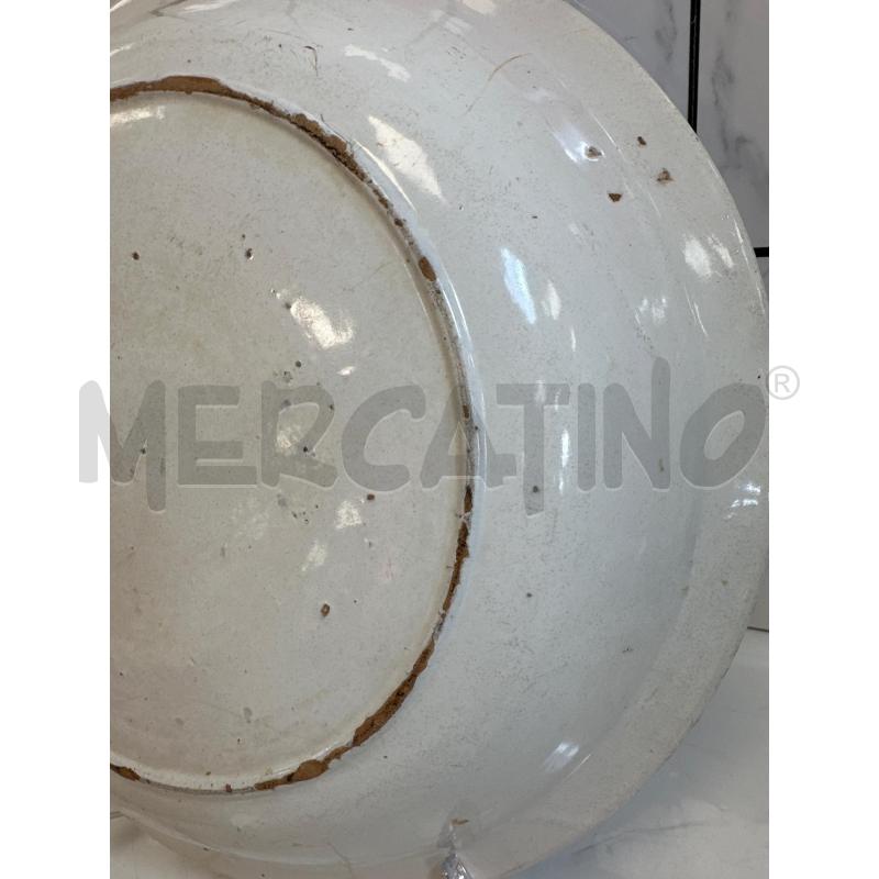 PIATTO TERRACOTTA SMALTATA DIPINTO A MANO DIAM.39CM | Mercatino dell'Usato Campobasso 3