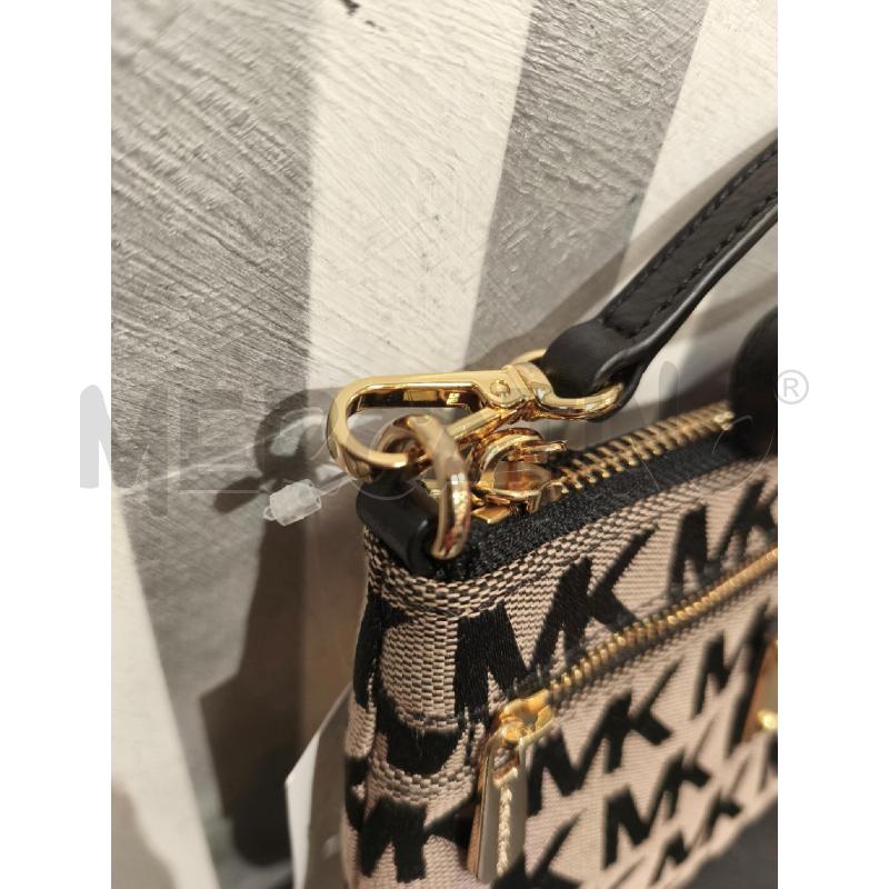 POCHETTE MICHAEL KORS BEIGE NUOVA INIZIALI MK NERE | Mercatino dell'Usato Campobasso 2