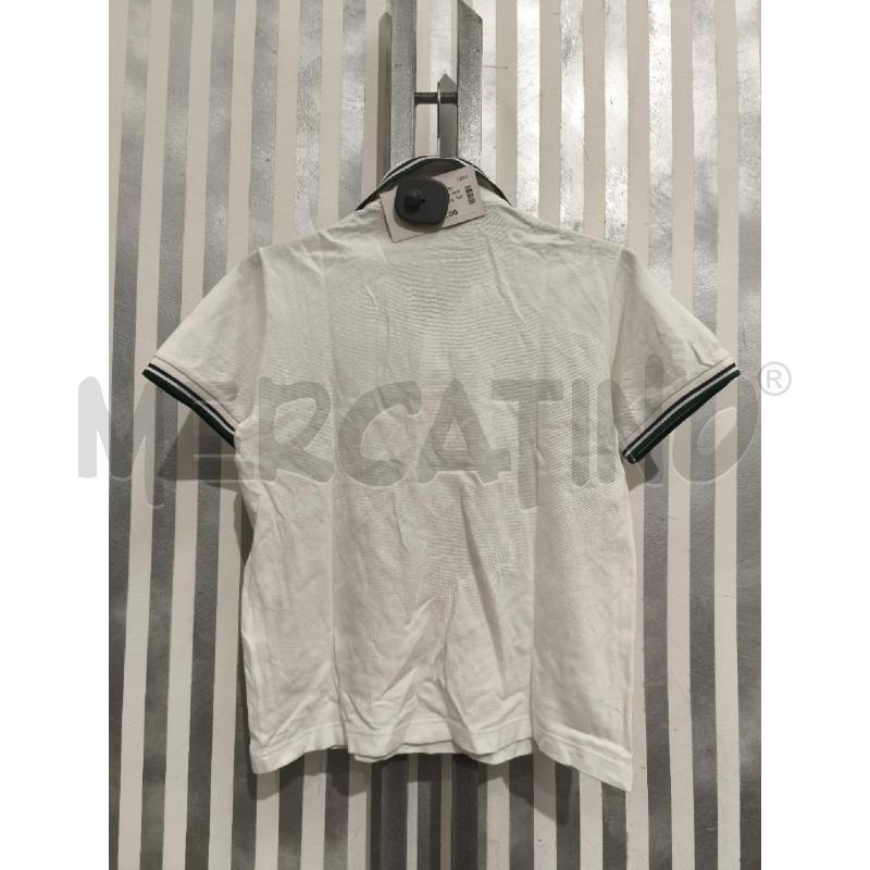 POLO BAMBINO FRED PERRY BIANCA BORDI VERDI | Mercatino dell'Usato Campobasso 5