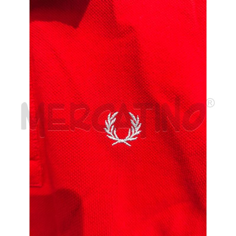 POLO BAMBINO FRED PERRY ROSSA BORDI BIANCHICELESTI | Mercatino dell'Usato Campobasso 3