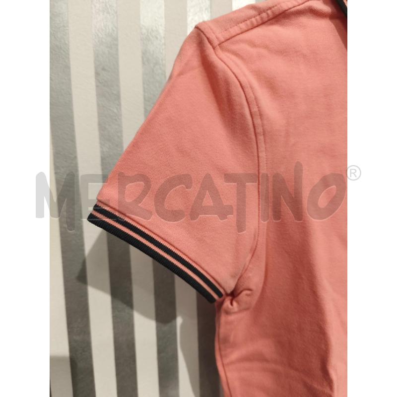 POLO DONNA FRED PERRY ROSA SALMONE BORDI NERI | Mercatino dell'Usato Campobasso 2