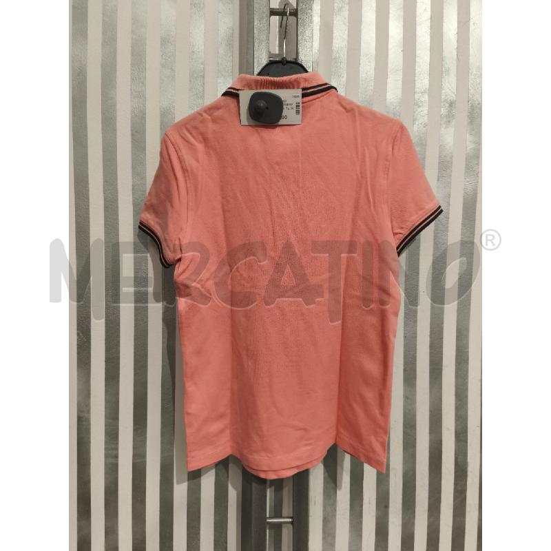 POLO DONNA FRED PERRY ROSA SALMONE BORDI NERI | Mercatino dell'Usato Campobasso 4