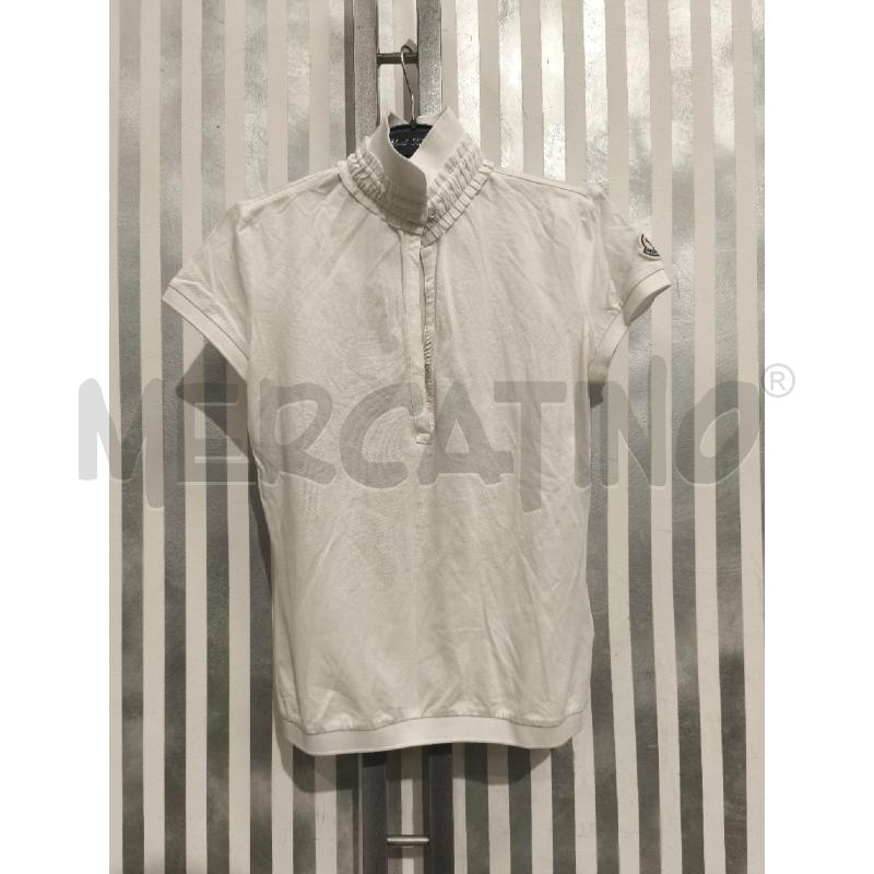 POLO DONNA MONCLER BIANCA | Mercatino dell'Usato Campobasso 1