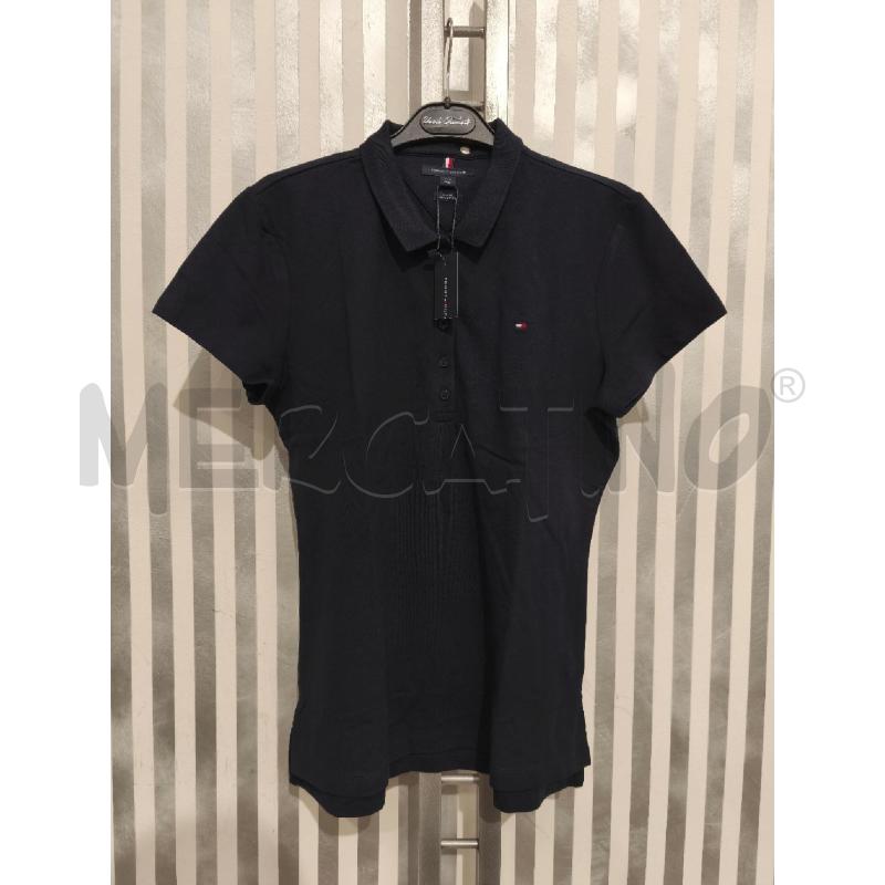 POLO DONNA TOMMY HILFIGER BLU SCURO NUOVA | Mercatino dell'Usato Campobasso 1