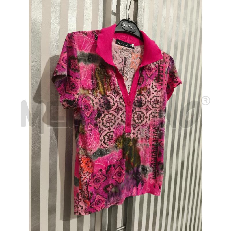 POLO DONNA TWINSET FUXIA FANTASIA E SFUMATURE | Mercatino dell'Usato Campobasso 3