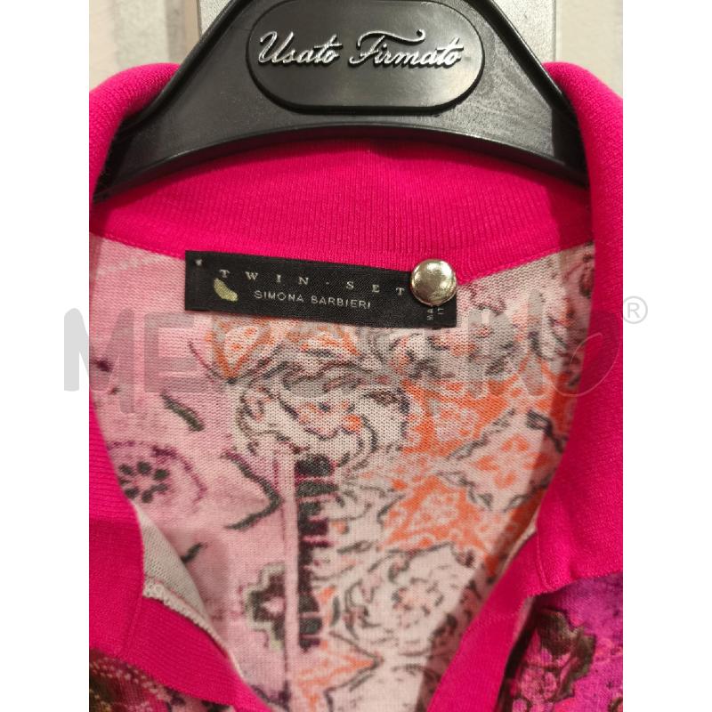 POLO DONNA TWINSET FUXIA FANTASIA E SFUMATURE | Mercatino dell'Usato Campobasso 5
