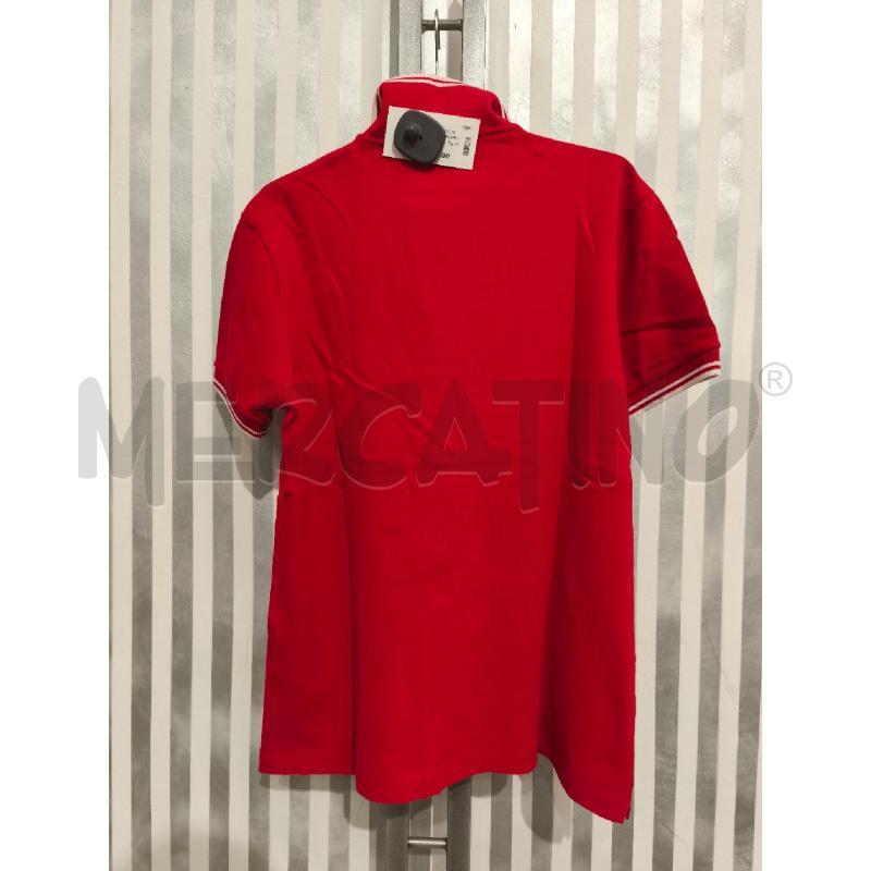 POLO UOMO FRED PERRY ROSSA BORDI BIANCHI | Mercatino dell'Usato Campobasso 4