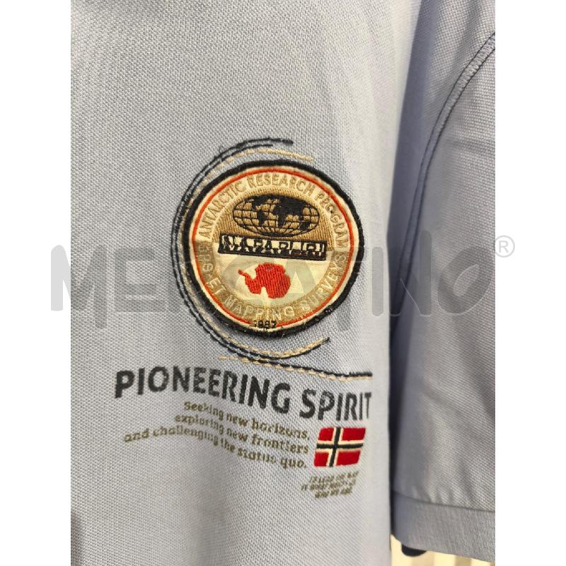 POLO UOMO NAPAPIJRI INDACO PIONEERING SPIRIT | Mercatino dell'Usato Campobasso 2