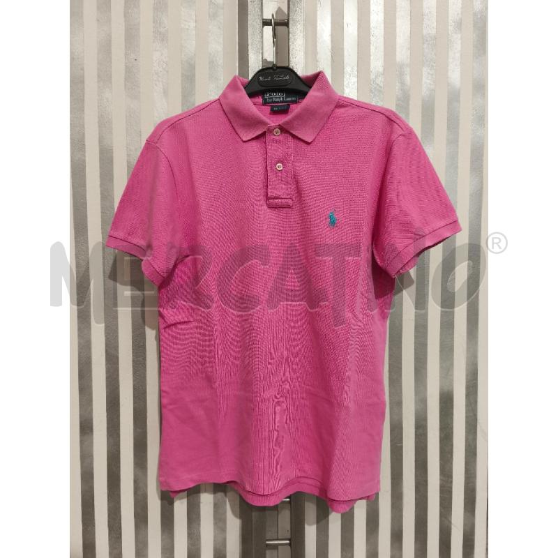 POLO UOMO POLO RALPH LAUREN ROSA LOGO CELESTE | Mercatino dell'Usato Campobasso 1