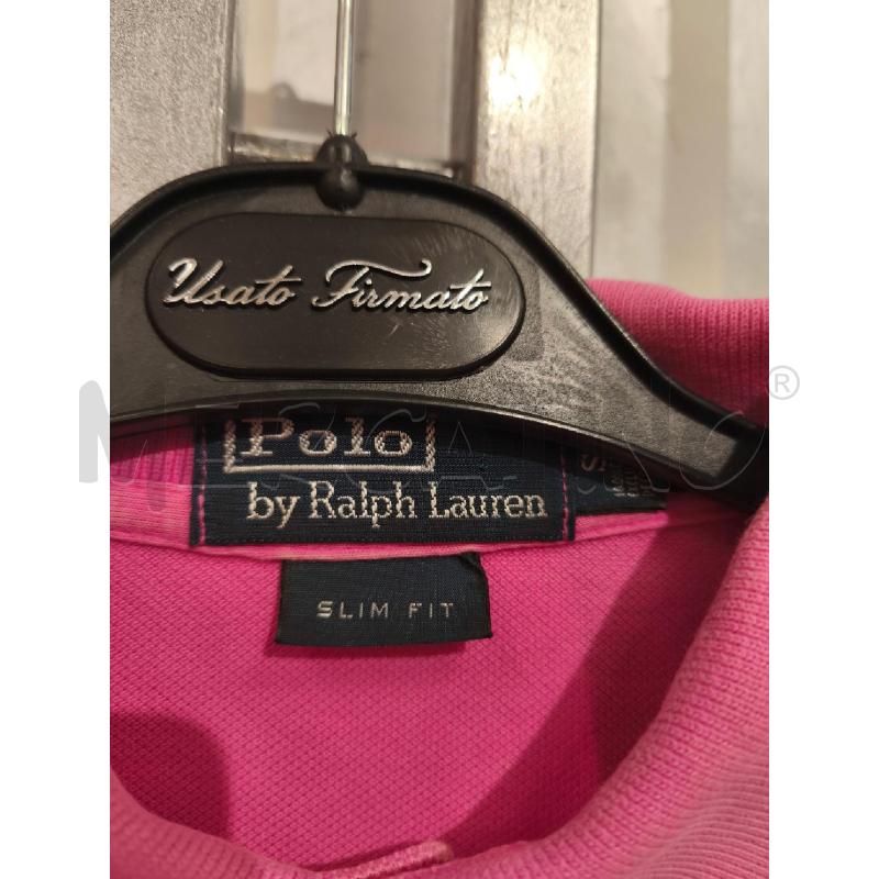 POLO UOMO POLO RALPH LAUREN ROSA LOGO CELESTE | Mercatino dell'Usato Campobasso 2