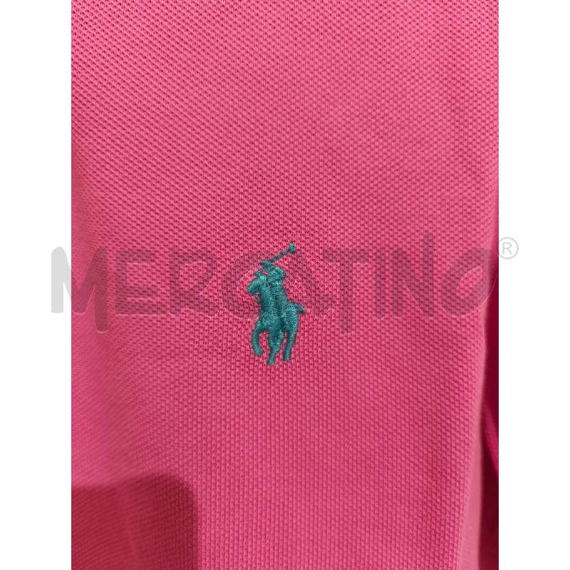 POLO UOMO POLO RALPH LAUREN ROSA LOGO CELESTE | Mercatino dell'Usato Campobasso 3