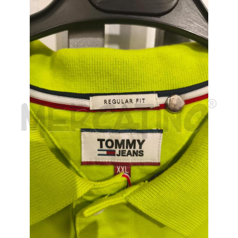 POLO UOMO TOMMY JEANS VERDE LIME | Mercatino dell'Usato Campobasso 2