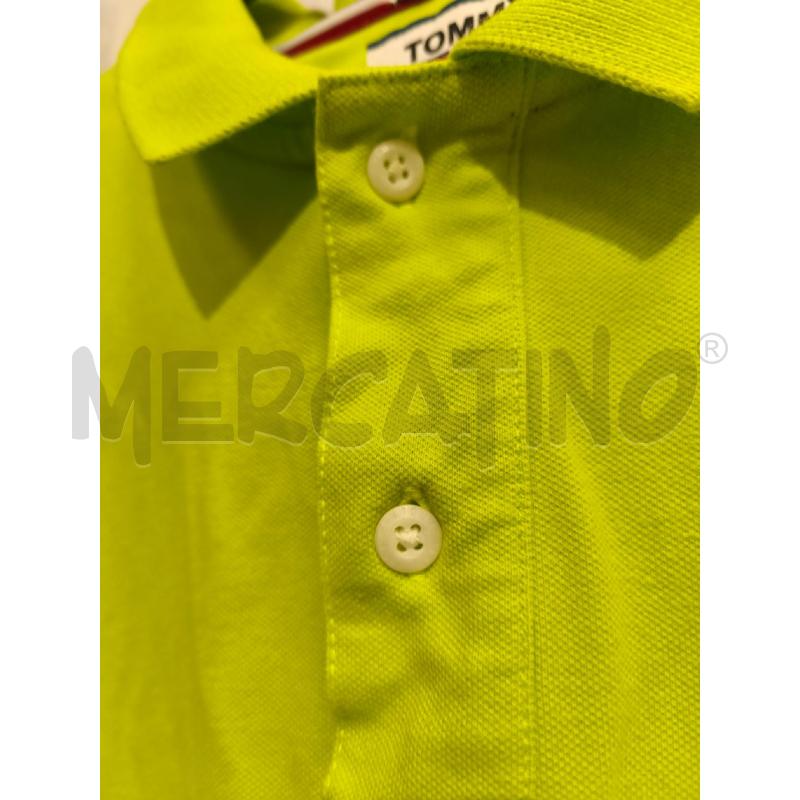 POLO UOMO TOMMY JEANS VERDE LIME | Mercatino dell'Usato Campobasso 4