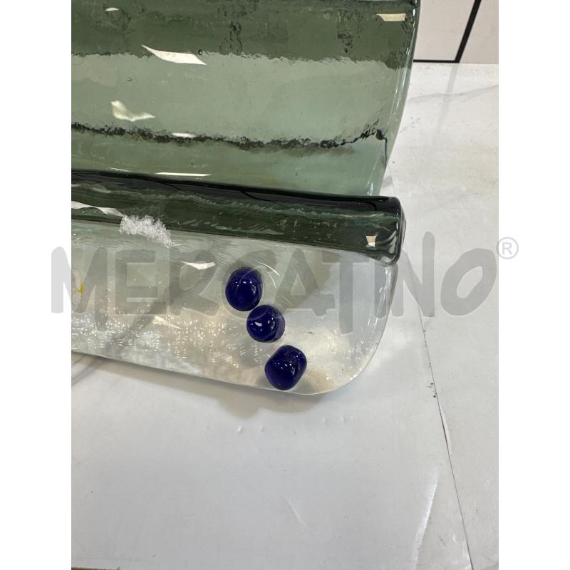 PORTA CARTE  MURANO DA SCRIVANIA VERDE   | Mercatino dell'Usato Campobasso 3