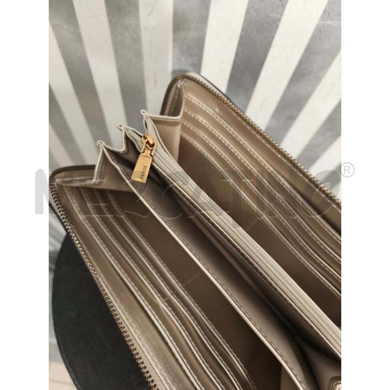 PORTA FOGLIO GUESS BIANCO BEIGE MARRONE | Mercatino dell'Usato Campobasso 4