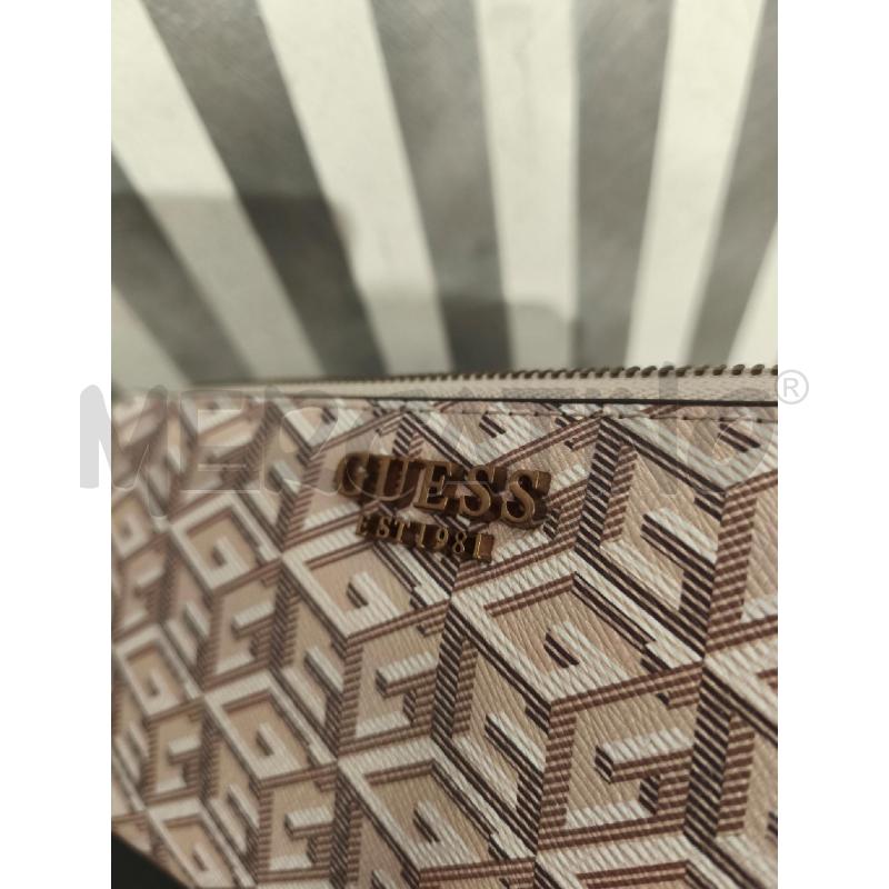 PORTA FOGLIO GUESS BIANCO BEIGE MARRONE | Mercatino dell'Usato Campobasso 5