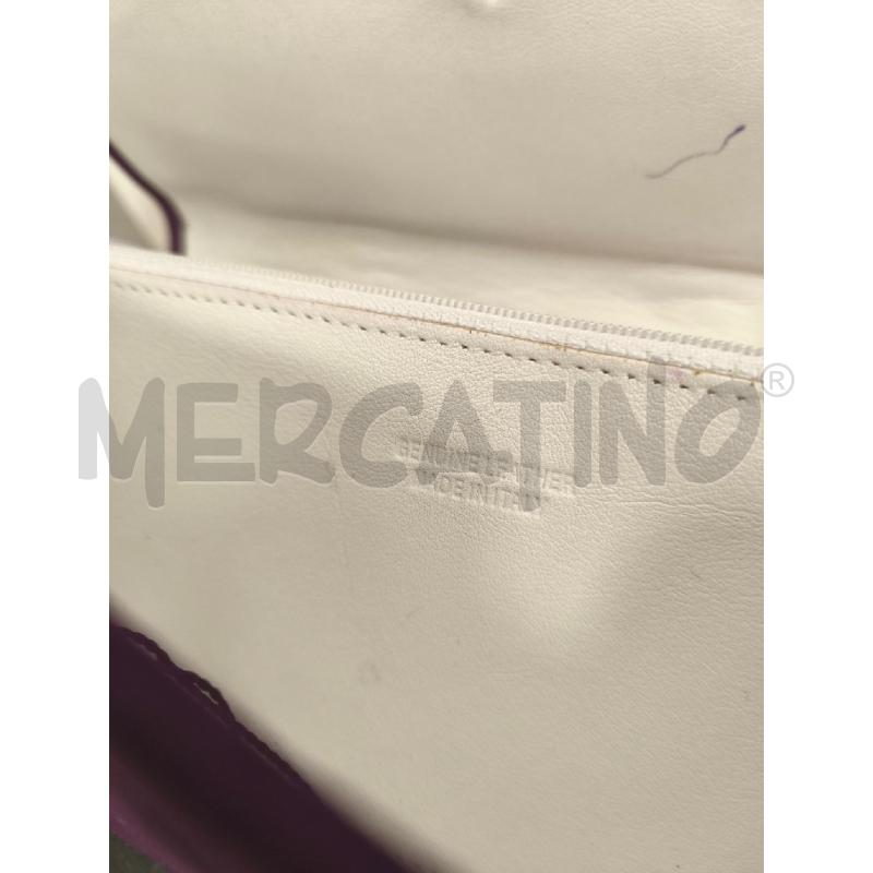 PORTA FOGLIO JUST CAVALLI VIOLA BIANCO ARANCIO | Mercatino dell'Usato Campobasso 5