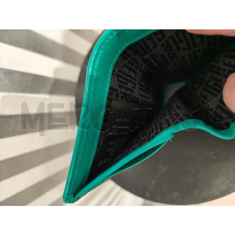 PORTA FOGLIO KURT GEIGER VERDE E DORATO | Mercatino dell'Usato Campobasso 5