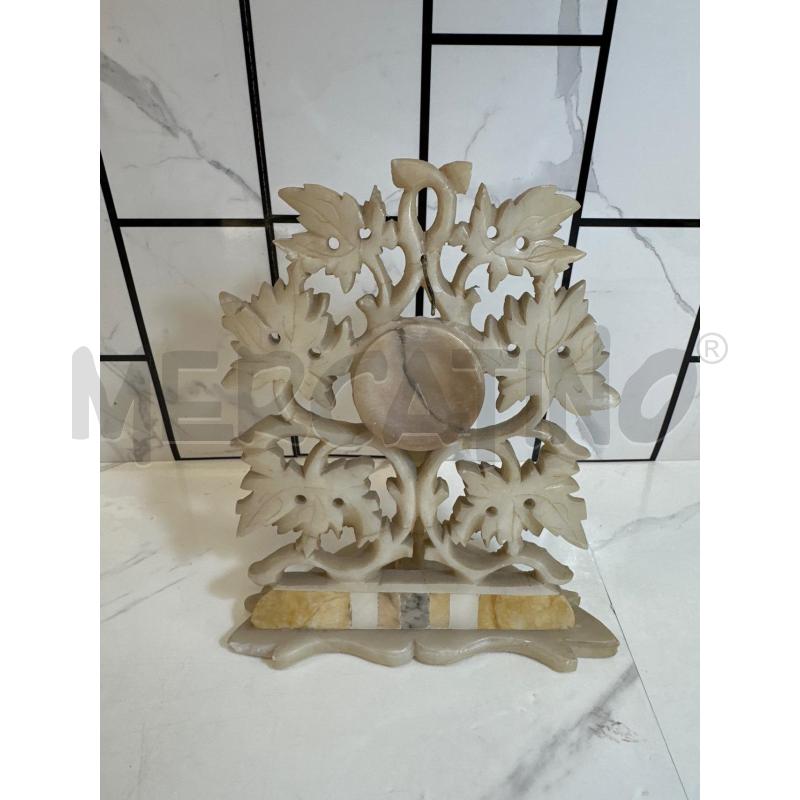 PORTA OROLOGIO D'EPOCA ALABASTRO TRAFORAT | Mercatino dell'Usato Campobasso 1