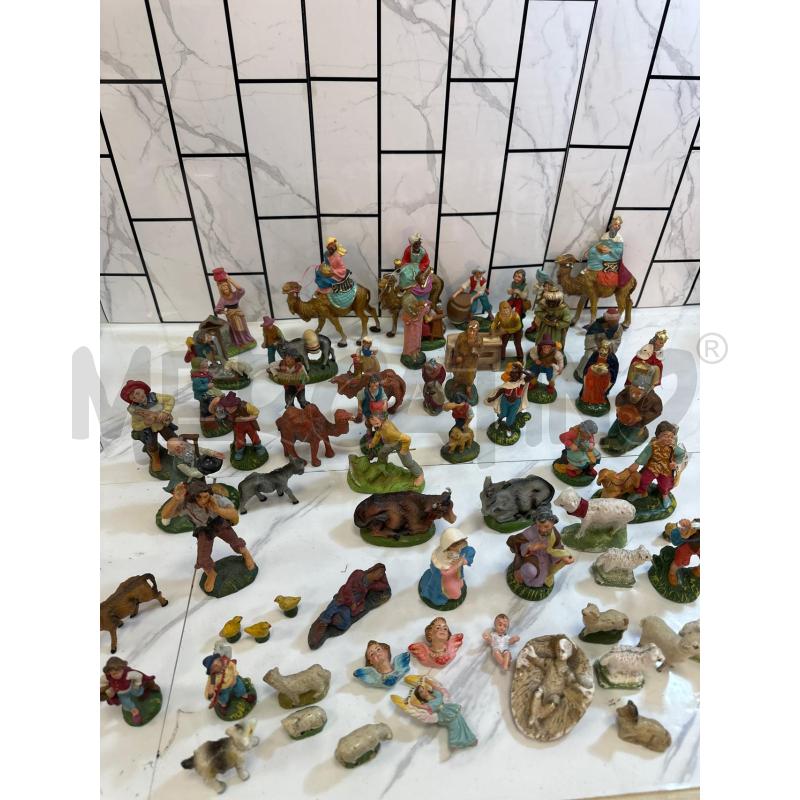 PRESEPE COMPLETO D'EPOCA CARTAPESTA E VARI | Mercatino dell'Usato Campobasso 1