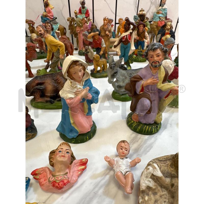 PRESEPE COMPLETO D'EPOCA CARTAPESTA E VARI | Mercatino dell'Usato Campobasso 2