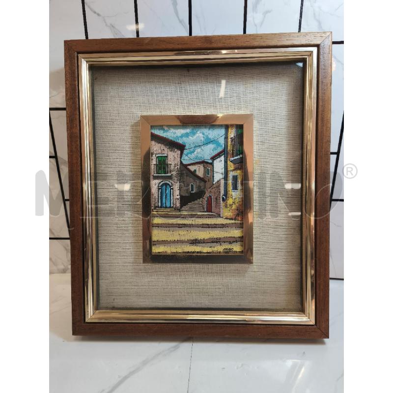 QUADRO 14X18 CM OLIO SU TELA RIP AQUINO | Mercatino dell'Usato Campobasso 1