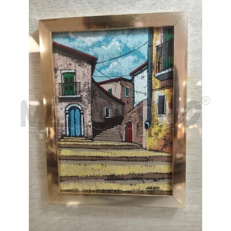 QUADRO 14X18 CM OLIO SU TELA RIP AQUINO | Mercatino dell'Usato Campobasso 2