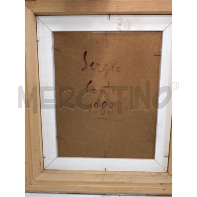 QUADRO 48X43 CM RIP CONTI SERGIO  | Mercatino dell'Usato Campobasso 4
