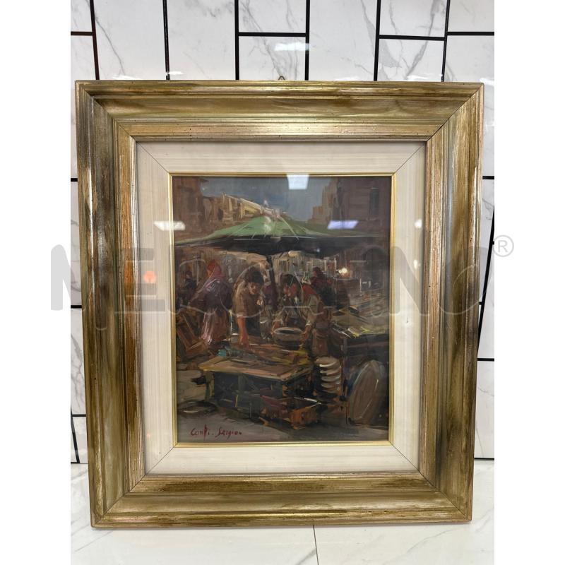 QUADRO 48X43 RIP SERGIO CONTI OLIO  | Mercatino dell'Usato Campobasso 1
