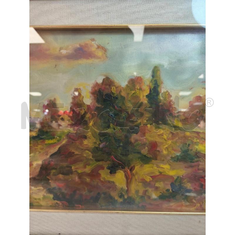 QUADRO 55X46 OLIO SU TAVOLA PAESAGGIO | Mercatino dell'Usato Campobasso 5