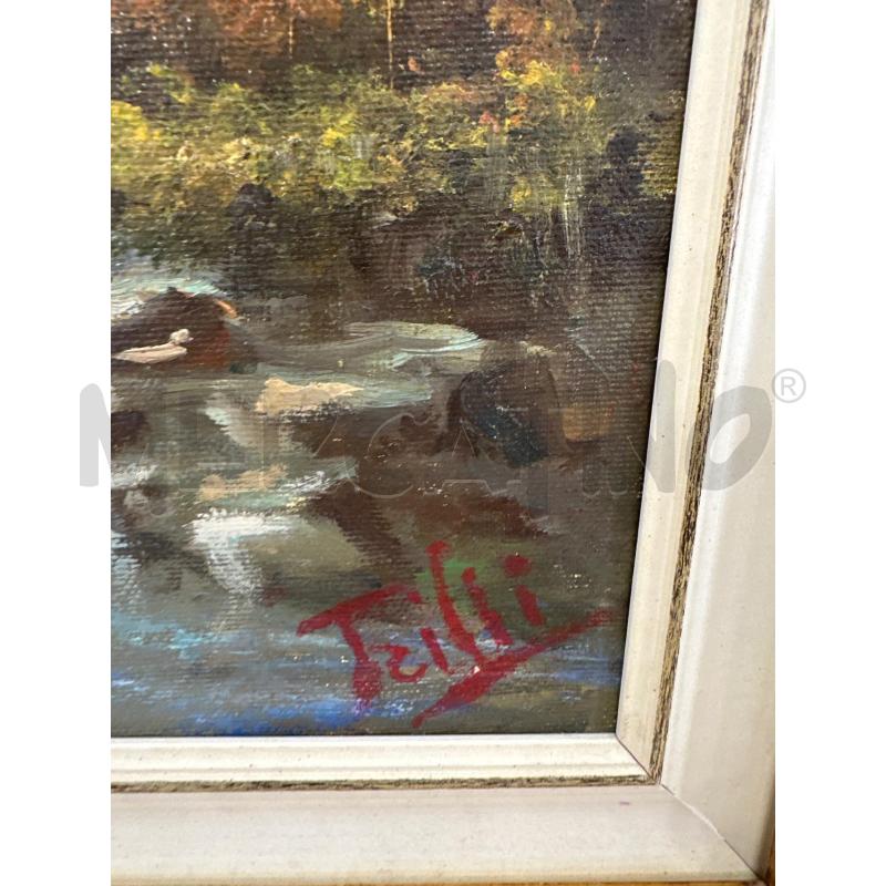 QUADRO 58X48 CM OLIO SU TELA PAESAGGIO | Mercatino dell'Usato Campobasso 2