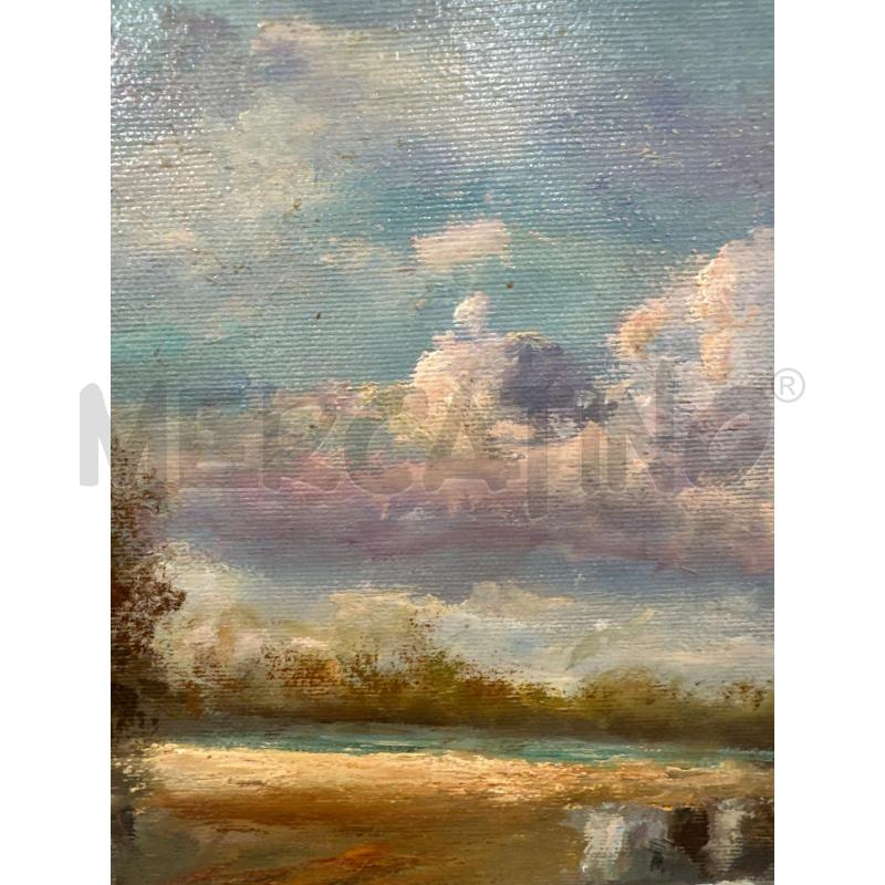 QUADRO 58X48 CM OLIO SU TELA PAESAGGIO | Mercatino dell'Usato Campobasso 3