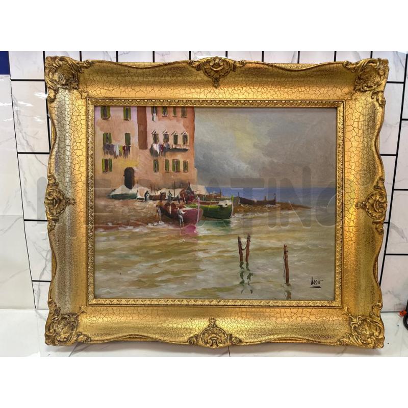 QUADRO 65X56 CM MARINA SU TELA | Mercatino dell'Usato Campobasso 1