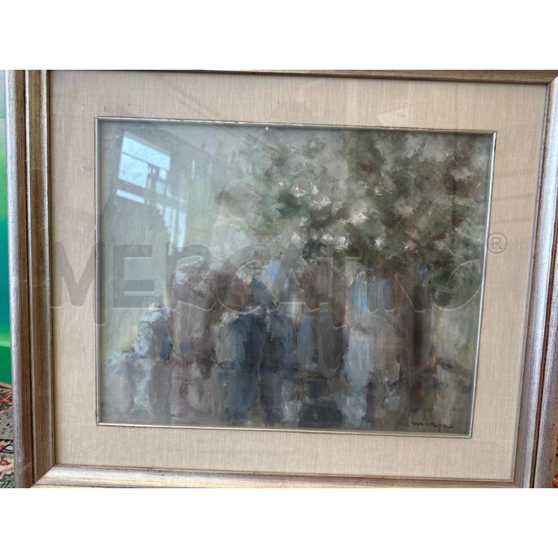 QUADRO 70X60 CM OLIO SU TELA TONI GRIGI | Mercatino dell'Usato Campobasso 1