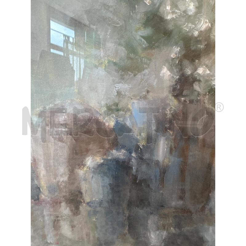 QUADRO 70X60 CM OLIO SU TELA TONI GRIGI | Mercatino dell'Usato Campobasso 4