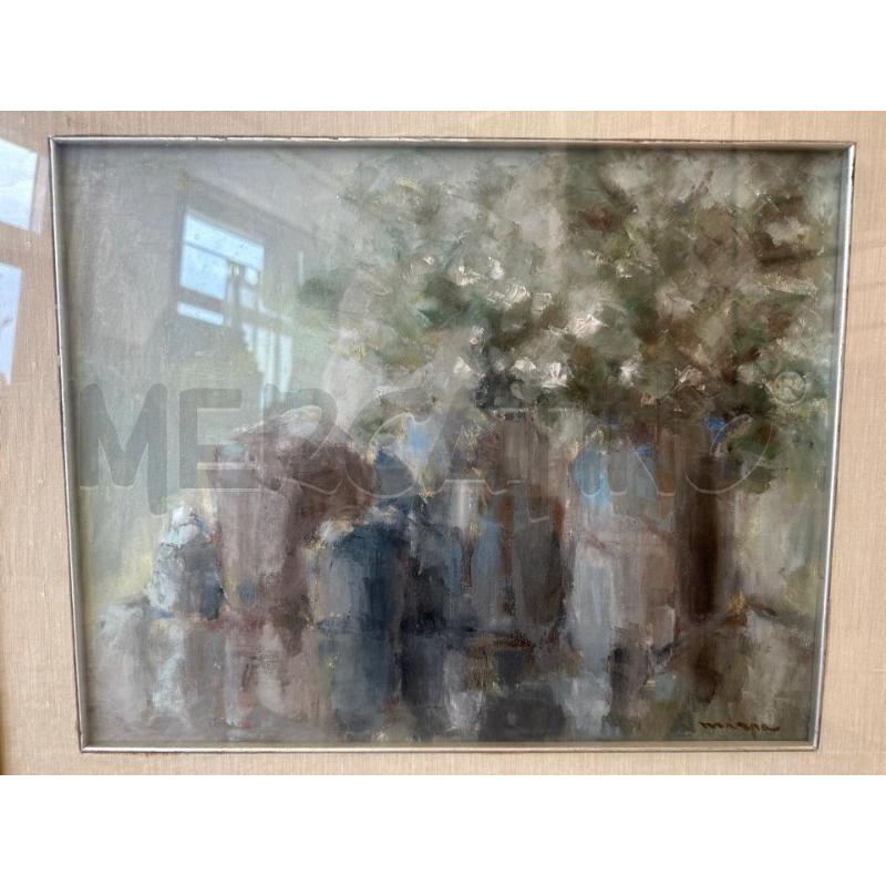 QUADRO 70X60 CM OLIO SU TELA TONI GRIGI | Mercatino dell'Usato Campobasso 5