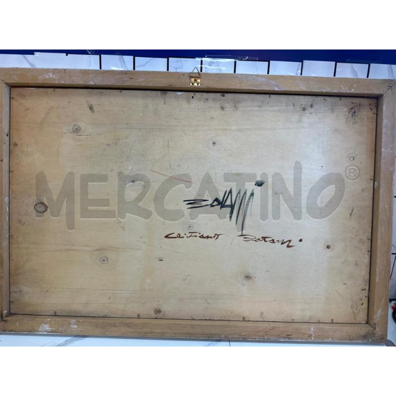QUADRO 87X57 PAESAGGIO SU LEGNO RIP BATTACCHI  | Mercatino dell'Usato Campobasso 4