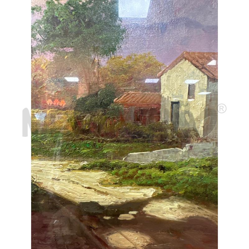 QUADRO 94X74 CM OLIO RIP COLONNA PAESAGGIO | Mercatino dell'Usato Campobasso 2