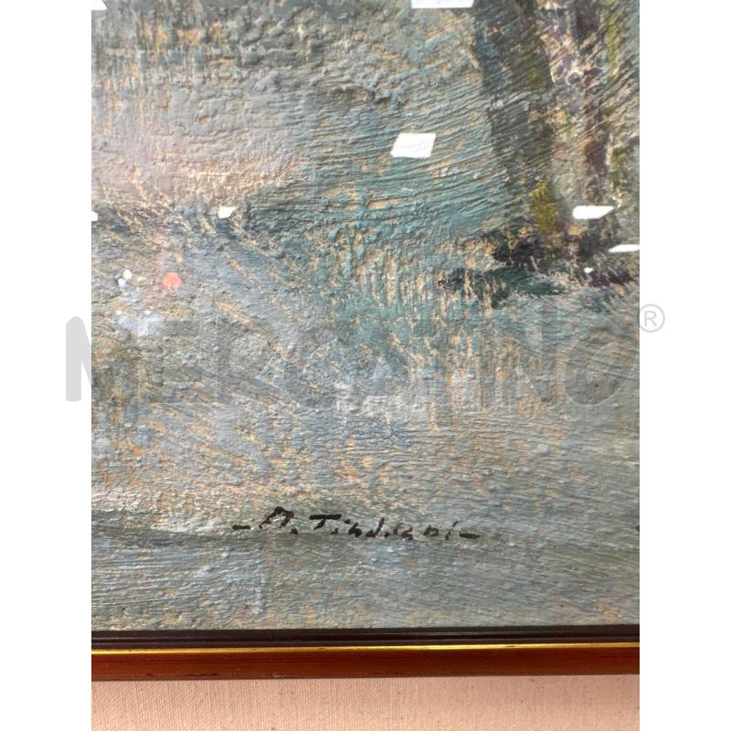 QUADRO 95X75 CM OLIO VEDUTA CHIOGGIA | Mercatino dell'Usato Campobasso 2
